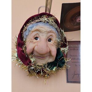 Jacqueline Kents Elderly Elves Of Adler Giggles Christmas Ornament Kurt Adler